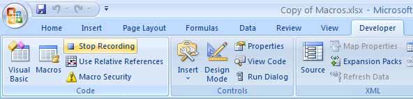 In this case click on the Store Macro in drop down and select the Personal Macro Workbook option (which will make the macro available within all your Excel workbooks). To begin recording, select OK.