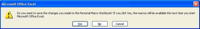 Excel 2007 Advanced - Page 95 Lowering your macro security level You have recorded a macro, but by default Excel 2007 disables all macros.