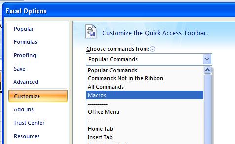 You will see the Excel Options dialog box displayed.