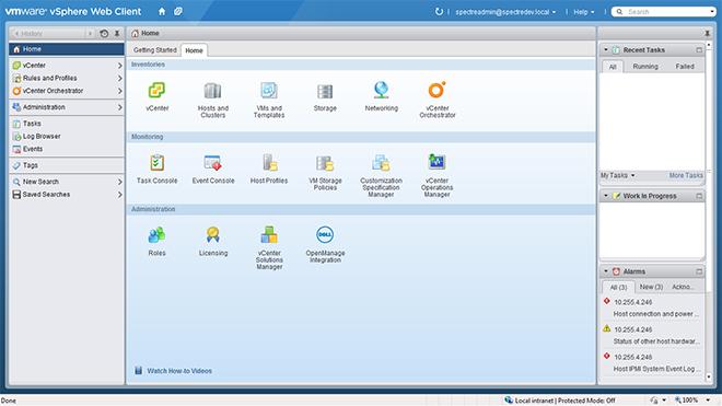 Figure 4. OpenManage Integration for VMware vcenter successfully added to vcenter For all vcenter operations, OMIVV uses the privileges of a registered user and not the privileges of a logged-in user.