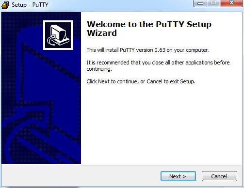 PuTTY Installation (2) If you re not sure, just copy the PuTTY files into C:\Windows. That folder is always on the path.