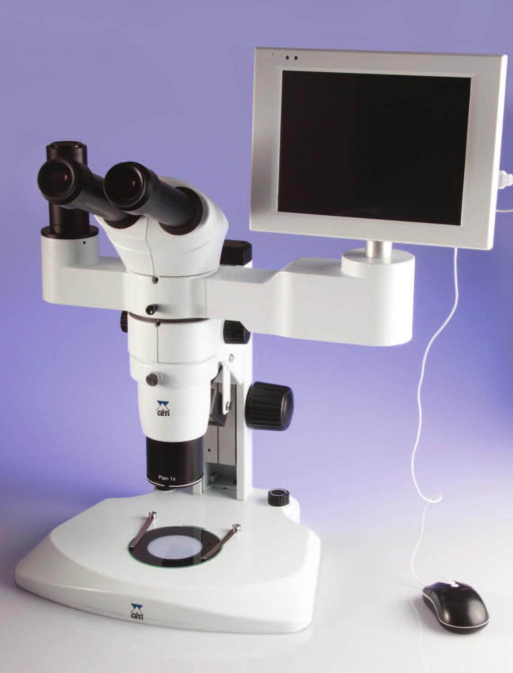 Digital Varizoom 8 LED Stereo Illumination with Touch Screen This innovative LED Digital Microscope is a new system which features an embedded 8.