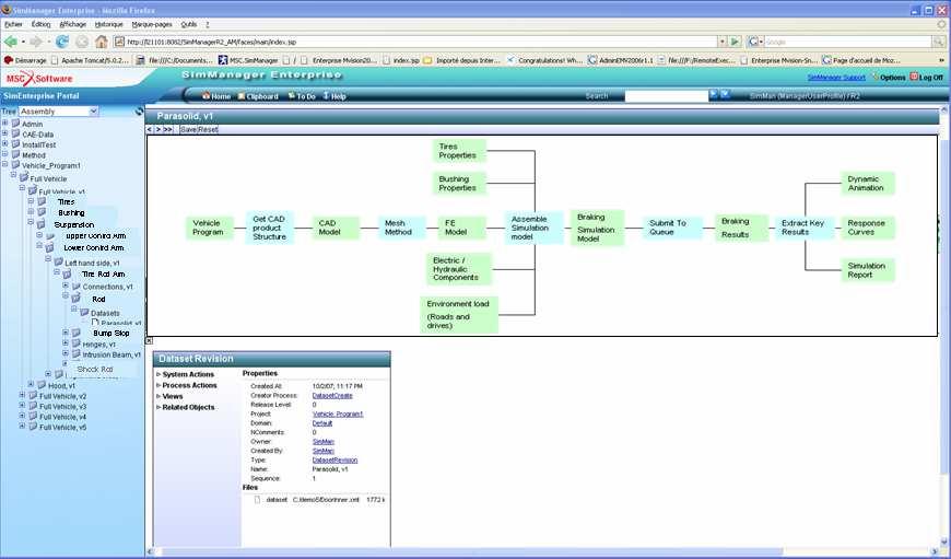 Simulation Audit ability and Traceability Each simulation object appears in project tree Objects