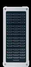 IP stations Communicate at the touch MASTER STATIONS 1008010100 IP Dak-48 Unit Extends IP Flush Master Station with 48 programmable DAK keys (direct access keys) Ideal for control room applications