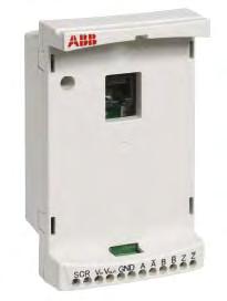 RS-485 Analog I/O Relay output Digital output Digital inputs Terminal cover The terminal cover is for protection of the