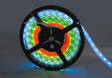 6W/M / WS2811 Flexible LED Strips, 5M/Reel (Each group of three chips addressable)