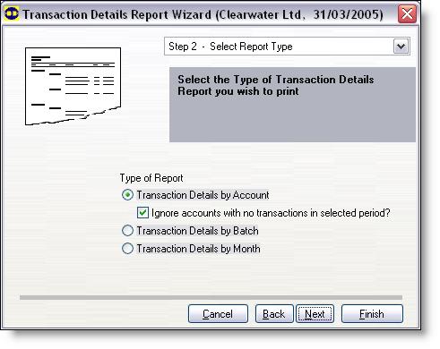 C H A P T E R 4 Reporting: monitoring your business Running Transaction Details Reports Running Transaction Details Reports These reports print details of your transactions for an account or range of