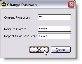 Other functions Managing your password 6 C H A P T E R Your cashbook file is now password protected.