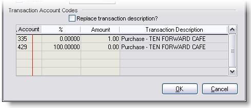 Maintenance: tuning the cashbook file Maintaining auto codes 2 C H A P T E R A B E C D A Replace transaction description MYOB Cashbook replaces the default description derived from the imported