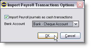 Processing: entering transactions Importing transactions 3 C H A P T E R 11 Select one of the following options.