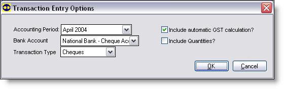 C H A P T E R 3 Processing: entering transactions Entering transactions manually Entering transactions manually Enter Transactions allows for customised data entry for MYOB Cashbook.