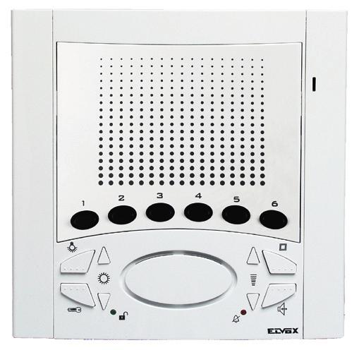 White code 661x/AU - code 671x/AU *6600 series intercommunicating audio and video door entry units are not available with Sound System