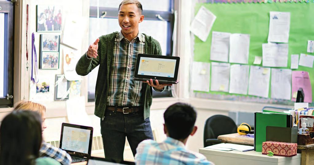 HP EDUCATION HP Education solutions are designed to deliver meaningful outcomes for students, schools, and communities.
