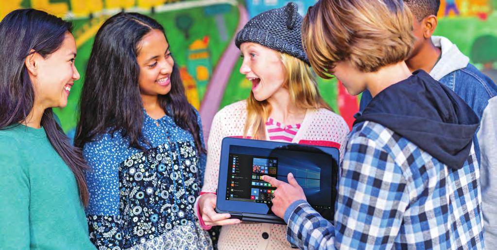 HP EDUCATION EDITIONS HP Education Edition notebooks include: Long battery life designed to last beyond typical school days 1 Premium 2x2 wireless to support blended learning environments 2 Rugged