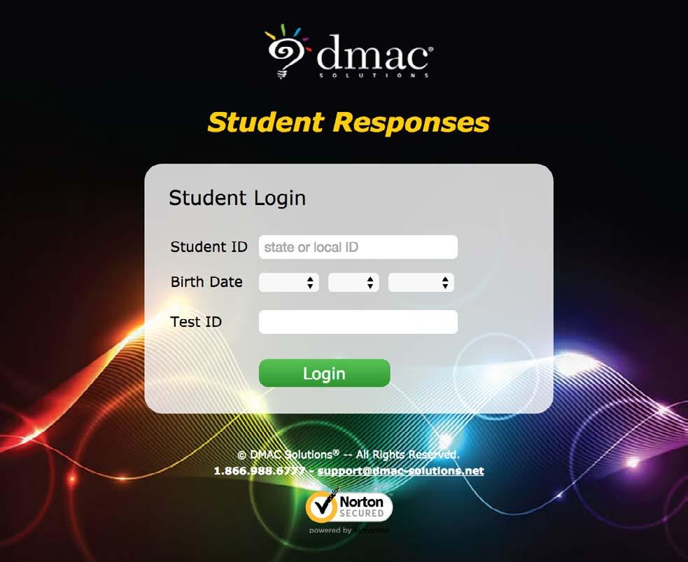 25 Information Needed for Students to Enter Responses Students will sign in to the Student Response System online using the following URL address: Link >> https://apps.dmac-solutions.
