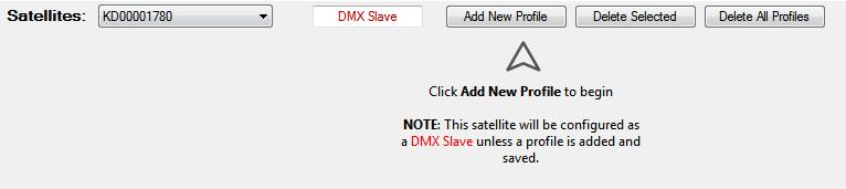 If you want the device to remain a DMX slave, simply choose an N3, click Save Current Configuration To Satellite, and skip to step 7. 1 fig.