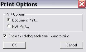 If you do not intend to use PDF Printing, uncheck the Show this dialog each time I want to print box to skip this step in the future. 3.