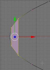 Press the AKEY to deselect the vertices.