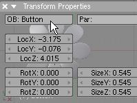 In the Transform Properties Panel name this object Button.