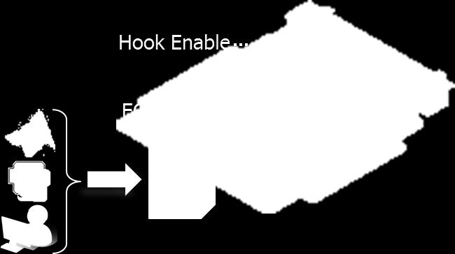 On-Target Bypass Hooks Figure 10 illustrates an EHOOKS-DEV on-target bypass hook.