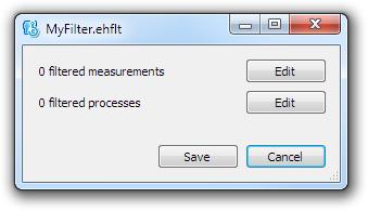Figure 61: Filter File Editor Summary Dialog To change the ECU measurements (variables) specified in a filter file click the associated Edit button.