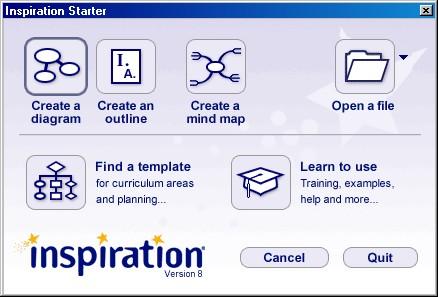Inspiration is a useful piece of software that can help you create concept maps easily and effectively.