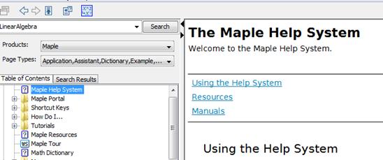 Getting Help Many resources are available to help you find your way around Maple, from "How do I?" guides for new users to information for advanced Maple programmers.