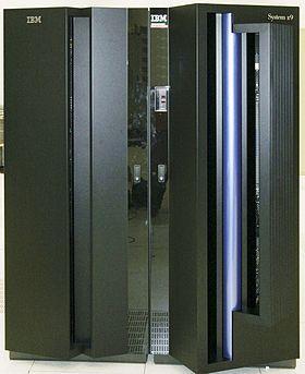 Mainframe computers used primarily by large organizations for critical