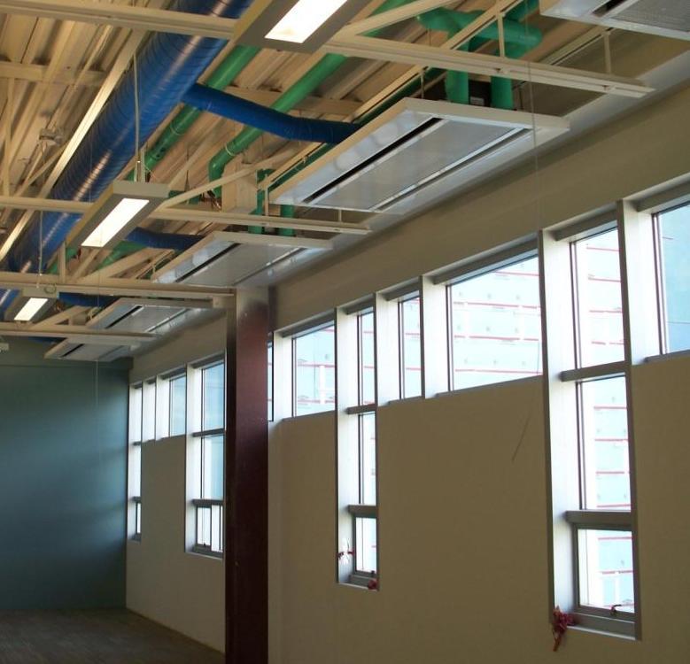 What s Next - System Integration, DR, and Energy Mgmt MAXIMIZE ENERGY EFFICIENCY & REUSE Maximize Beneficial Daylighting, Minimize Lighting Loads Active Radiant (Chilled) Beams Perimeter Cooling &