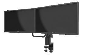 DELL DUAL MONITOR ARM Support and suspends two monitors at