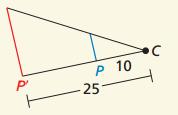 ) Coordinate Rule for Dilations If P x, y is the preimage of a point, then