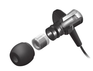 MICRO-HD driver unit The MICRO-HD driver unit stays in the ear canal, providing high definition and dynamic sound directly to the ear, without diffused reflection.
