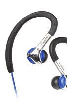 HA-EBX86 New sports in-ear canal clip headphones Flexible clip for more comfortable and secure fit for sports -A (Blue) Sports