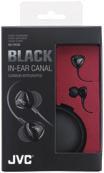 HA-FXC80 Black series headphones Tri-form design gives two cord placement options Carbon compound diaphragm Accessories In-ear canal headphones in glossy black HA-FXC80 4975769 377877 27 Carbon