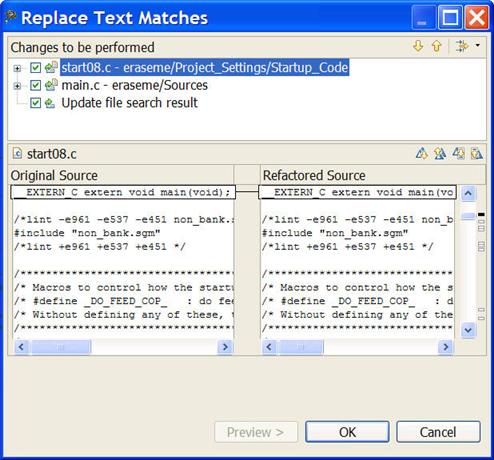 Figure 2-70. Replace Text Matches Window 2.5.