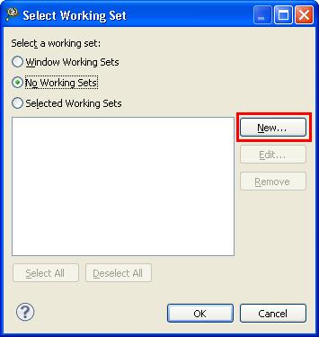 Miscellaneous 2.6.42 What is a Working Set? How do I build/compile a Working Set? The Working Set is a CodeWarrior eclipse IDE feature, that allows you to group elements for display in views.