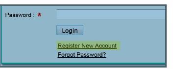 Fill out the required fields marked with a red asterisk * in order to submit the Register New Account form as seen here: The information here is for the legal guardian to begin to register the
