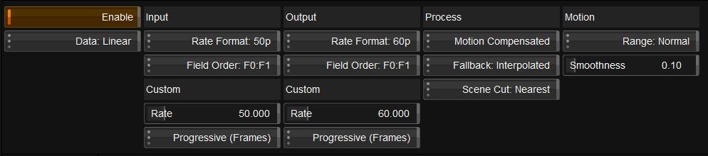 To use the Rate setting for custom frame rates, please set the Rate Format to Custom There is a new behavior in Twister.