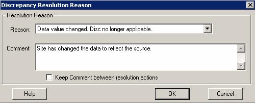 Data value changed. Disc no longer applicable.