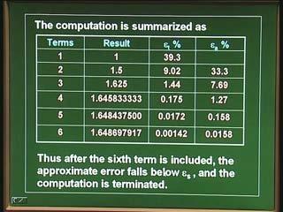 (Refer Slide Time: 11:44) We said one is round-off error due to finite representation of numbers. So, for example, 1/6 cannot be represented exactly.