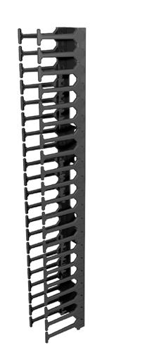 VERTIV VR RACK CABLE MANAGEMENT Vertical Cable Management Kit Vertical Cable Finger Sections can be installed on front or rear 19" rails; Fingers align with "U" marking to create clean cable
