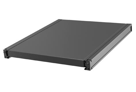 1) VRA3000 2U 19" Cantilever Fixed Shelf 50Lbs Black Enables the mounting of a monitor or other equipment into the rack environment. Color: black.