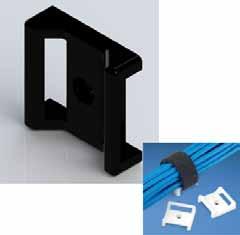 Component: Cable Management - HARDWARE MOUNTED CABLE MANAGEMENT HOOK AND LOOP CABLE TIES 200456 HOOK AND LOOP CABLE TIE, SCREW MOUNTED (SET OF 10) $90 Set of (10) 12 hook and loop cable ties with