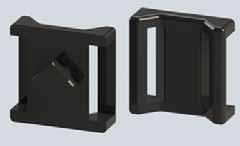 Locks into place quickly with a simple quarter-turn motion on Network Cabinet internal frame. Toolless claw clip construction: Nylon. Color: Black.