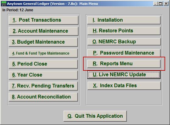 R. Reports Menu: 8. Batch Detail Report Table of Contents Batch Detail Report... 3 The Transaction Options tab... 3 The Output tab.