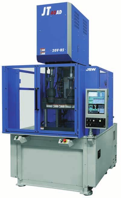 The advantages of JT injection moulding machines The outstanding properties of the innovative fully electric JSW JT vertical injection moulding machines Low table height The table