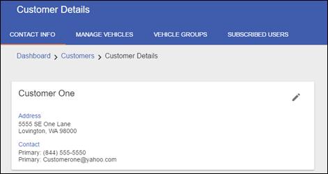 How to Subscribe Other Users to Email Notifications Customer Administration can subscribe to, create, and edit Vehicle Groups.