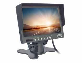 Camera Systems Reversing Camera System Comprising a feature-packed 7 LCD high-resolution colour monitor with internal controller