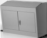 Optional console top and/or writing desk provide additional flexibility. Control equipment components can be mounted on removable sub-panels on the side and back walls inside the enclosure.