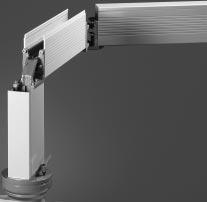 Unlimited Variety-CP 6000 (CP-XL) Rittal's flexible CP 6000 pendant arm system offers many advantages over conventional support arm systems.